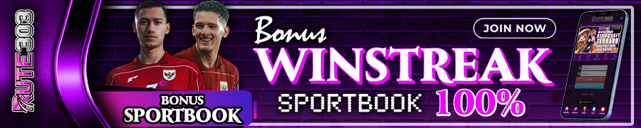 EVENT WINSTREAK 100% SPORTSBOOK BONUS SALDO JIKA WINSTREAK SINGLE BET!